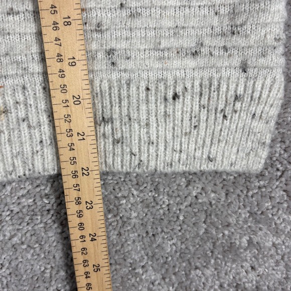 Madewell‎ Women Speckled Turtleneck Sweater Cream Multi Color Size M (READ) - Picture 9 of 11